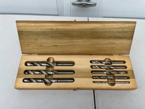 lot 173 image: Set of HSS Twist Drill Bits in Wooden Case