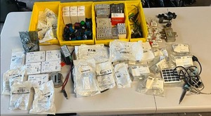 lot 70 image: Lot of Various Electrical Components and Industrial Parts