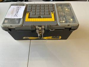 lot 76 image: Electrical Tool Box with Various Tools and Accessories