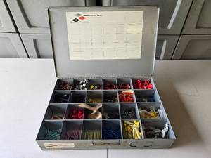 lot 99 image: Assortment of Electrical Connectors and Fasteners in Storage Case
