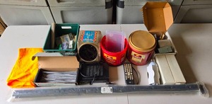 lot 102 image: Assorted Hardware and Miscellaneous Tools Lot