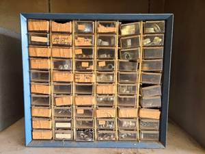 lot 103 image: Assorted Electronics Components in Organizer Drawers