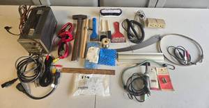 lot 116 image: Assorted Tools and Electrical Components Lot