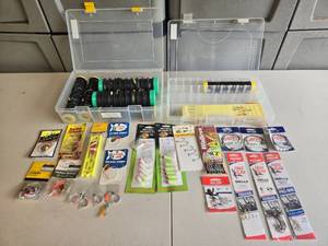lot 163 image: Assorted Fishing Tackle with Storage Cases