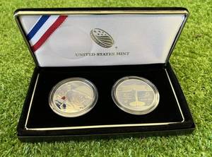 2018 WW1 Centennial Silver Dollar & Air Service Medal Set