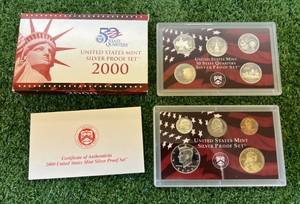 2000 US Mint Silver Proof Set