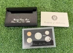 1996 US Mint Silver Proof Set