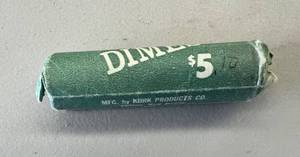 Full Roll (50) Silver Roosevelt Dimes
