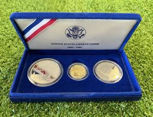 US Liberty Coins $5 Gold, $1 Silver and Half Dollar
