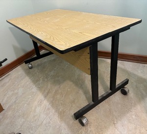 lot 105C image: Terrific Table on Casters