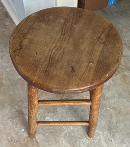 lot 200 image: Wooden Stool