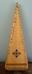 lot 37 image: Bowed Psaltery by Unicorn Strings Musical Instrument