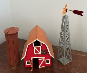 lot 211 image: Wonderful Wooden Village Homes, Buildings and Accessories