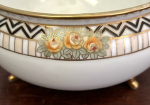 lot 225 image: Vintage Hand Painted Nippon Bowl