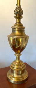 lot 233 image: Vintage Stiffel Brass Table Lamp