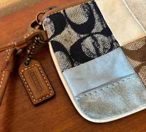 lot 243 image: Coach Patchwork Wristlet  Wallet
