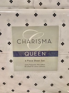 lot 128 image: New Charisma Six Piece Queen Sheet Set