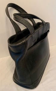 lot 113 image: Black Coach Bleeker Satchel Tote  Bag Purse