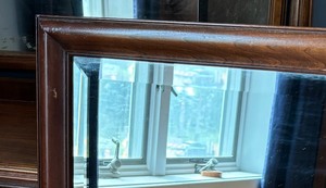 lot 282 image: Wooden Framed Mirror