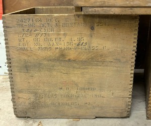 lot 290 image: Vintage Wooden Crates