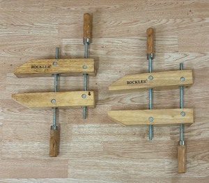 lot 47 image: Four Rockler Wood Clamps