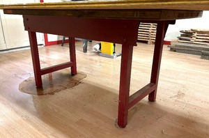 lot 424 image: Awesome Project Table  Workshop Table