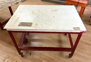 lot 427 image: Project Table on Casters