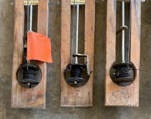 lot 438 image: Ice Fishing Poles by Polar II and The Artic Fisherman