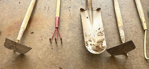 lot 449 image: Shovels, Rake, Hoe and More