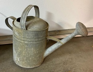 lot 458 image: Vintage Watering Can and Bucket