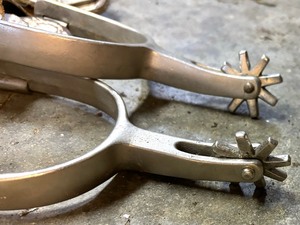 lot 460 image: Vintage Western Spurs