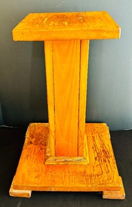 lot 63 image: Vintage Wooden Plant Stand