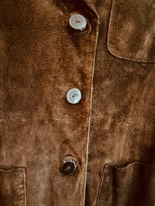 lot 306 image: Gorgeous Leather Brown Jacket by Kenneth Cole Reaction