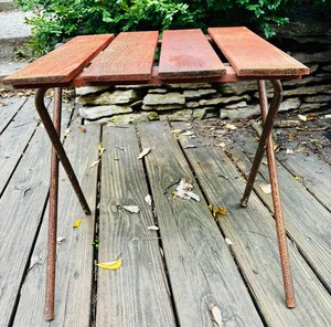 lot 322 image: Folding Wooden Table