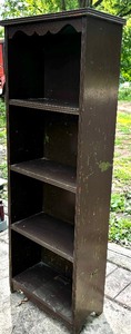 lot 377 image: Vintage Four Shelf Bookcase