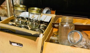 lot 396A image: Large Variety of Canning Jars