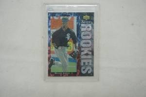 lot 139 image: Michael Jordan rookie baseball card