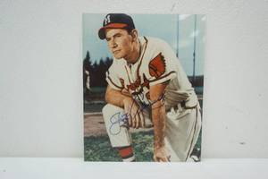 lot 152 image: Joe Adcock signed photo 8x10
