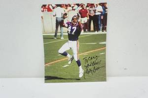 lot 154 image: Mn Viking Joey Browner autographed pic