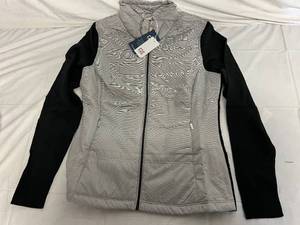 lot 34 image: Cutter and Buck Womens Zip Up Jacket - Black and Gray - M
