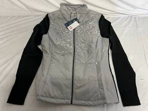 lot 36 image: Cutter and Buck Womens Zip Up Jacket - Black and Gray - M