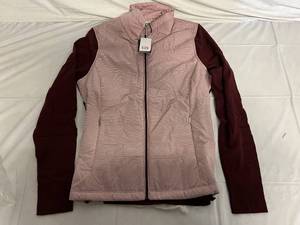 lot 37 image: Cutter and Buck Womens Zip Up Jacket - Black and Pink - M