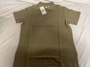 lot 74 image: 4 Tan Clique Polo Shirts - XL
