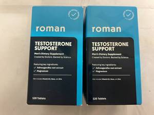 lot 112 image: 2 Packs of Roman Testosterone Support