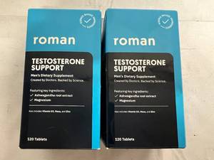 lot 113 image: 2 Packs of Roman Testosterone Support