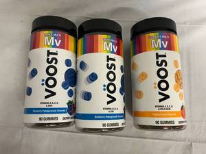 lot 115 image: 3 Bottles of Voost Mens Multi Vitamin