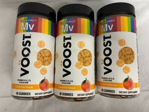 lot 116 image: 3 Bottles of Voost Mens Multi Vitamin
