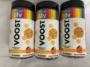 lot 117 image: 3 Bottles of Voost Mens Multi Vitamin