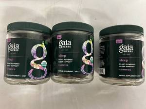lot 118 image: 3 Bottles of Gaia Herbs Sleep Support