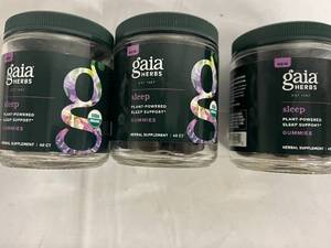 lot 120 image: 3 Bottles of Gaia Herbs Sleep Support